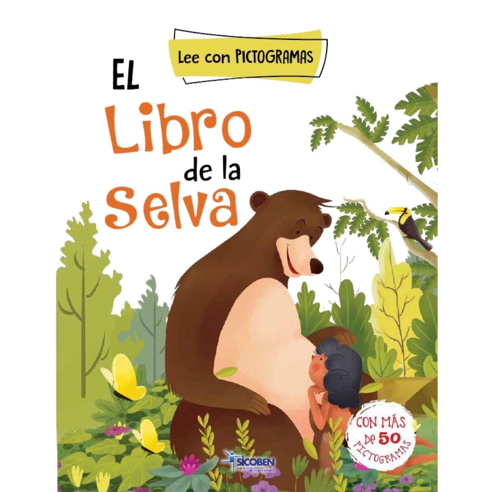 Libro de Lectura Con Pictogramas El Libro De La Selva 16 pag