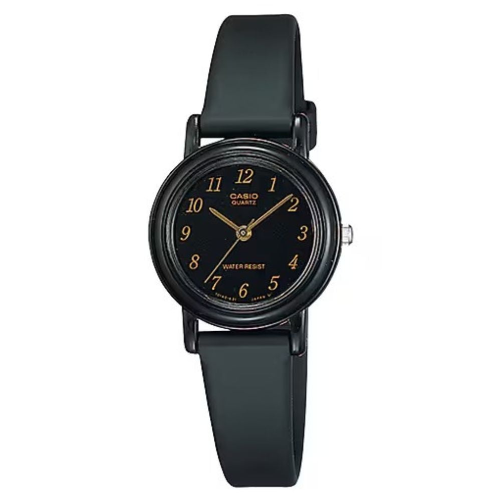 Casio Reloj Casual Correa De Resina Para Dama Black