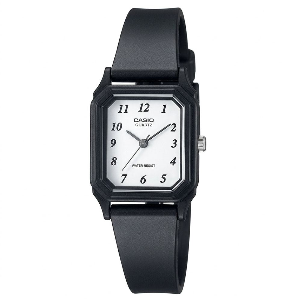 Casio Reloj Casual Correa De Resina Para Dama Black