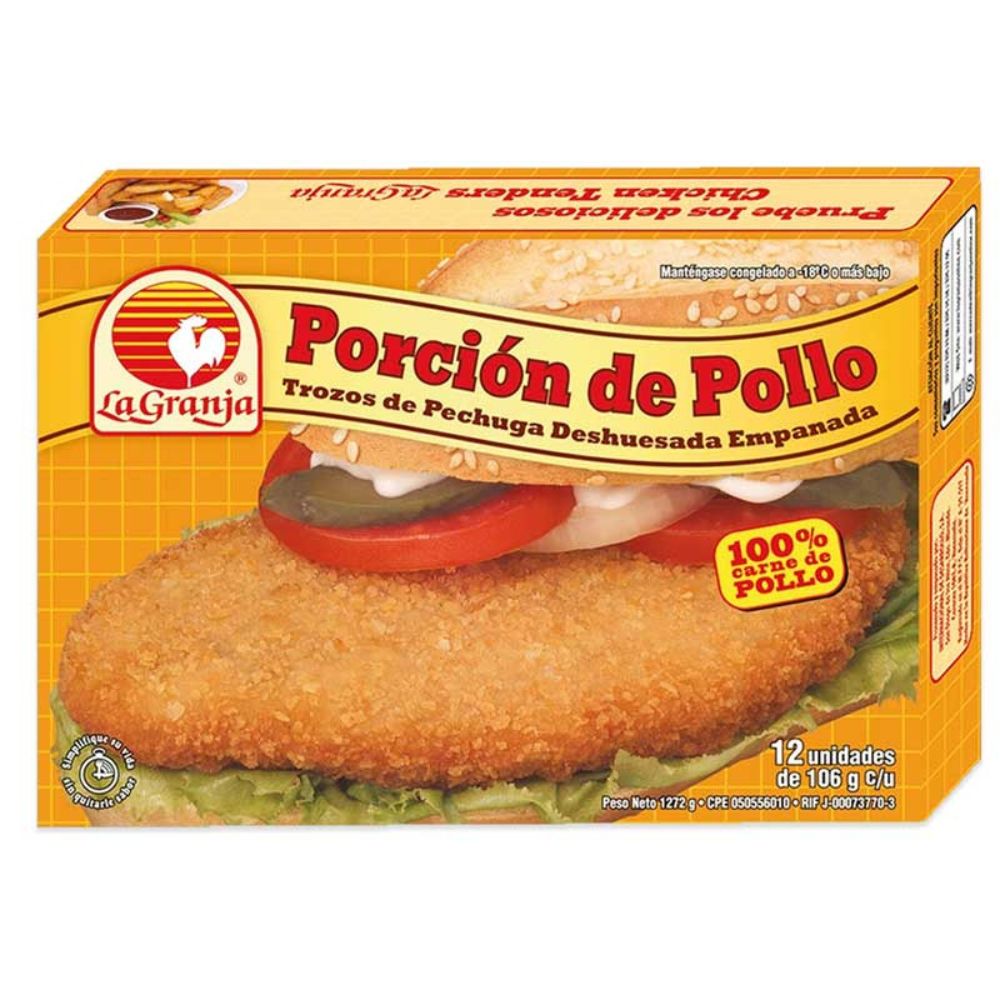 La Granja Porción De Pollo 12 Und 1.272kg
