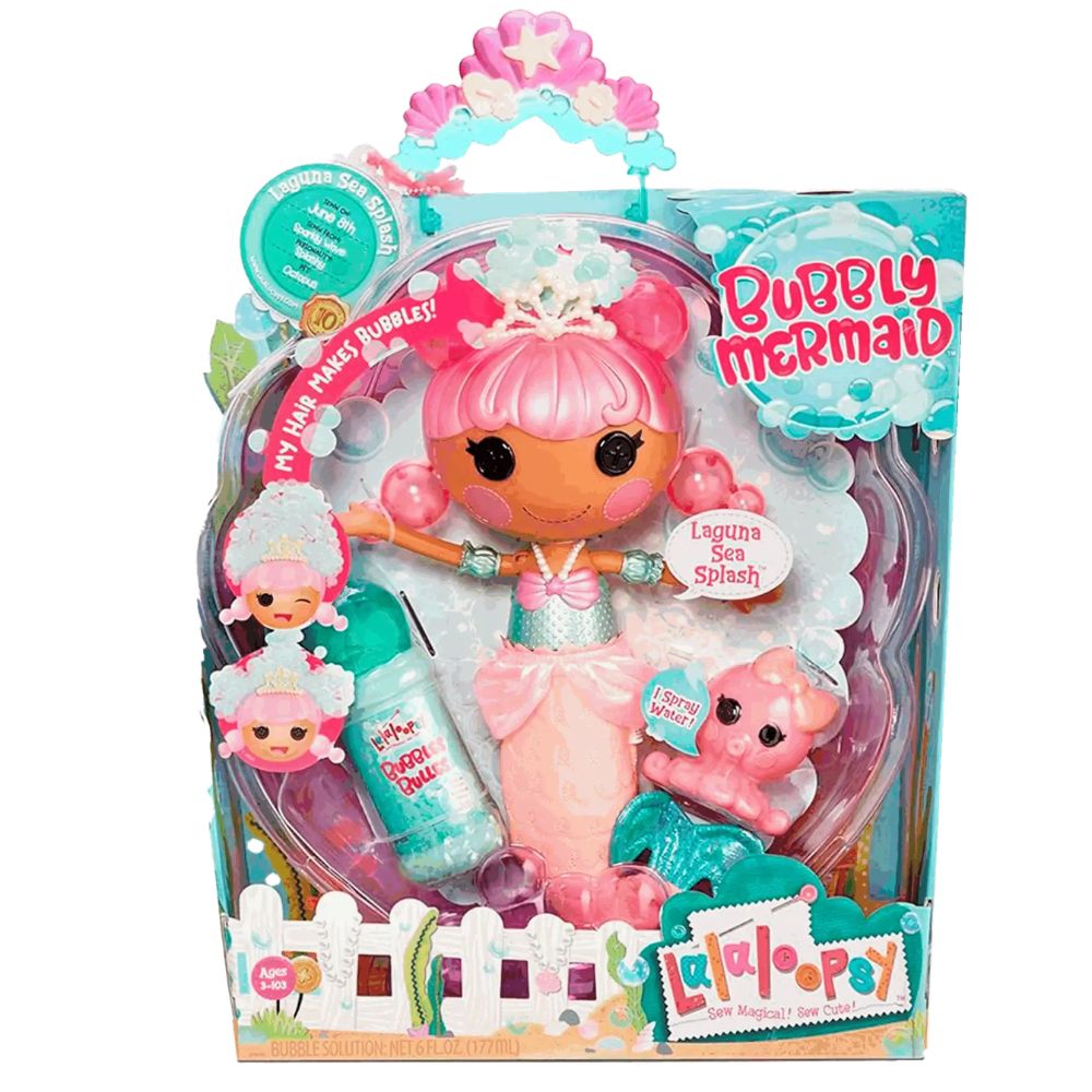 Lalaloopsy Bubbly Mermaid Sirena 3+