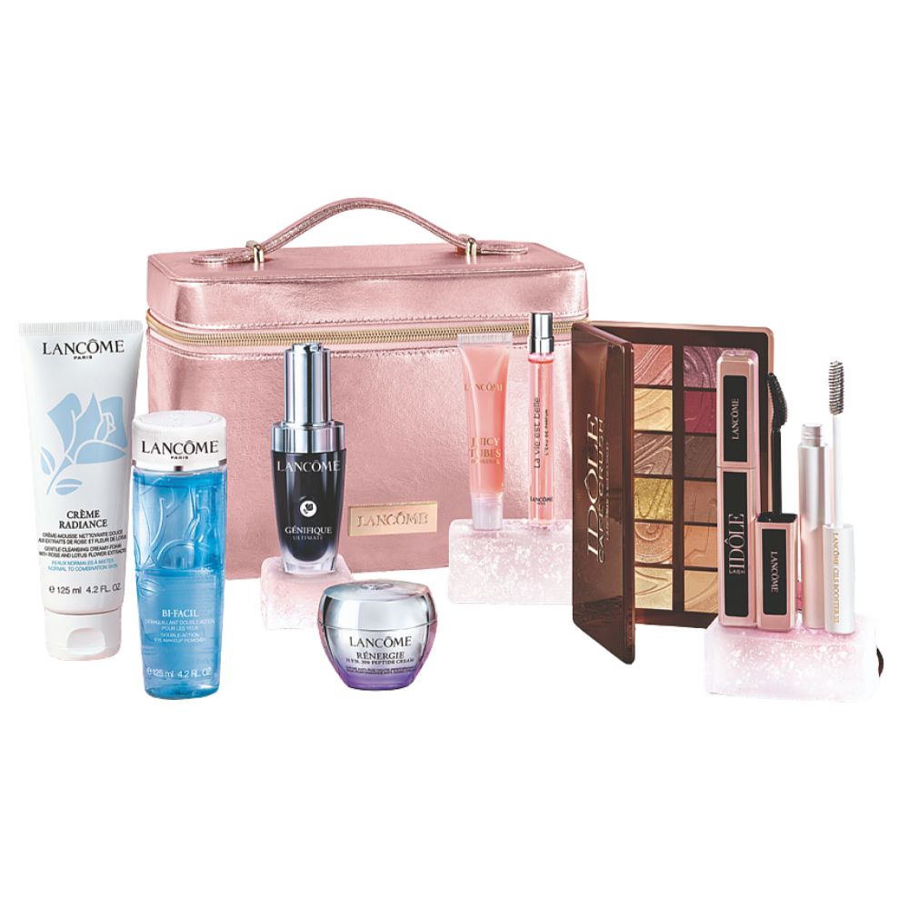 Lancome Holiday 8 Products Beauty Box Full Size