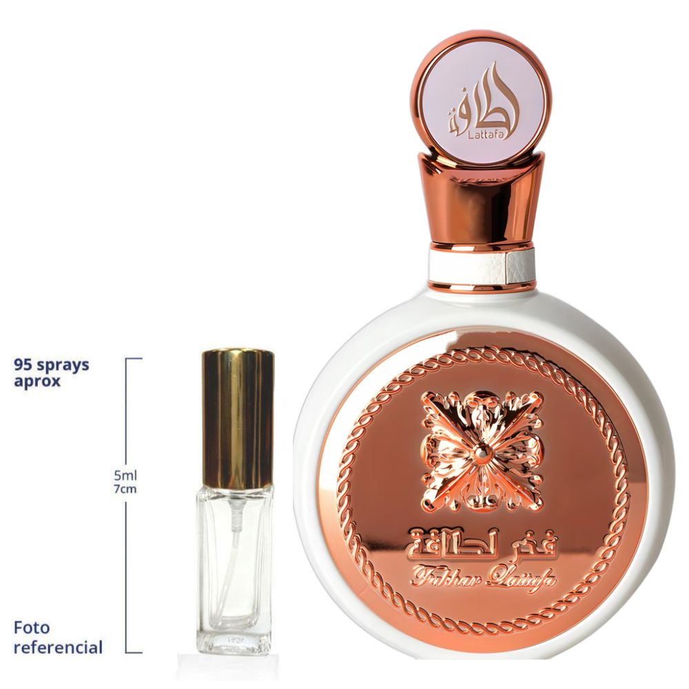Lattafa Fakhar Rose Decant Travel Size Eau De Parfum For Woman