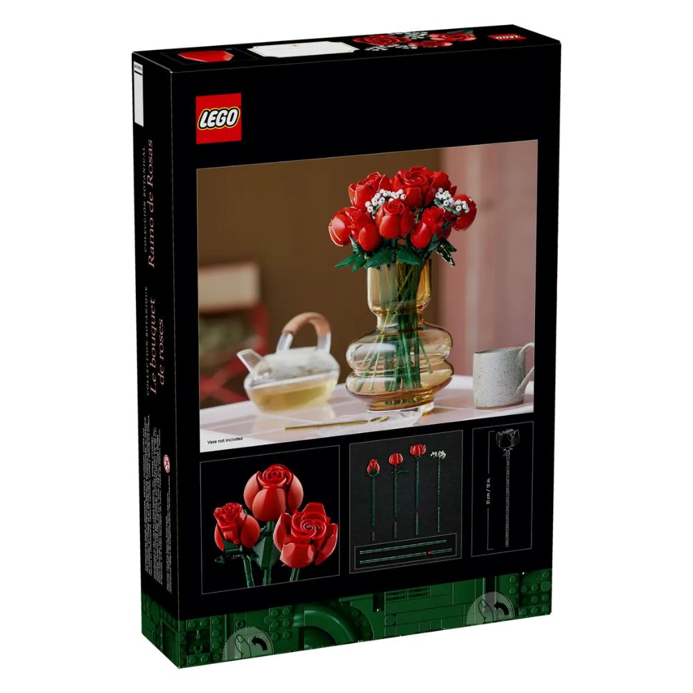 Lego Botanicals Collection Bouquet Of Roses 822 Pzs 18+
