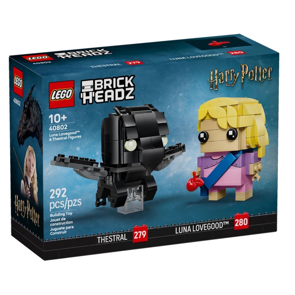 Lego Brick Headz Harry Potter Luna Lovegood & Thestral Figures 292 Pzs 10+