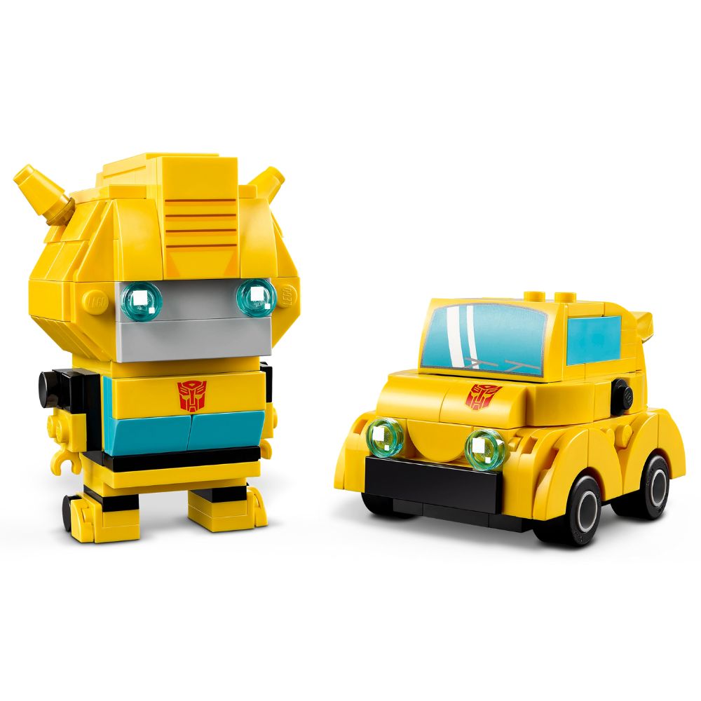 Lego Brick Headz Transformers Bumblebee & Bumblebee Car 253 Pzs 10+