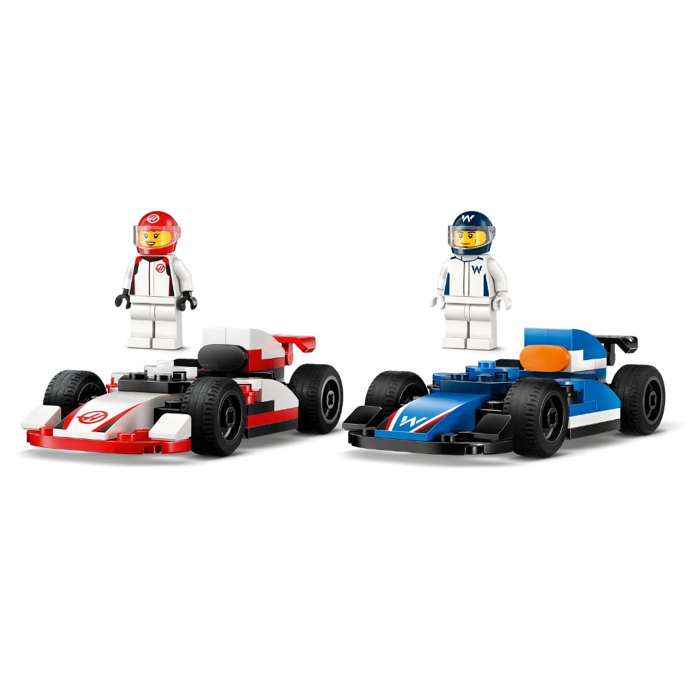 Lego City Formula 1 Williams Racing & Hass Race Cars 92 Pzs 4+