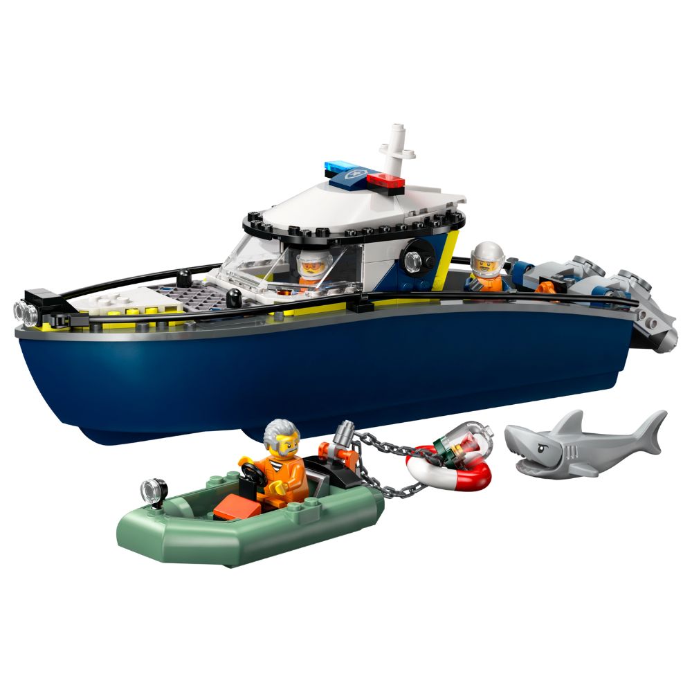 Lego City Police Boat 264 Pzs 6+