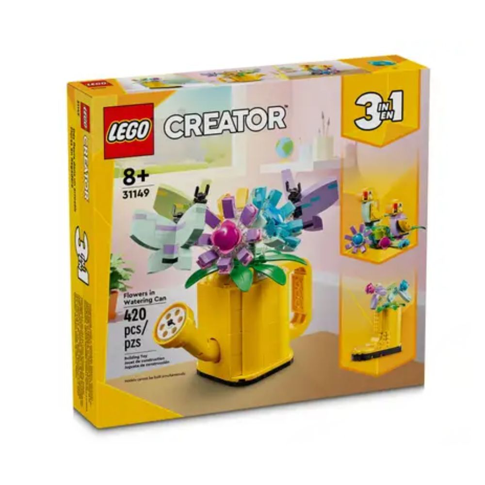 Lego Creator Flowers In Watering Can 420 Pzs 8+