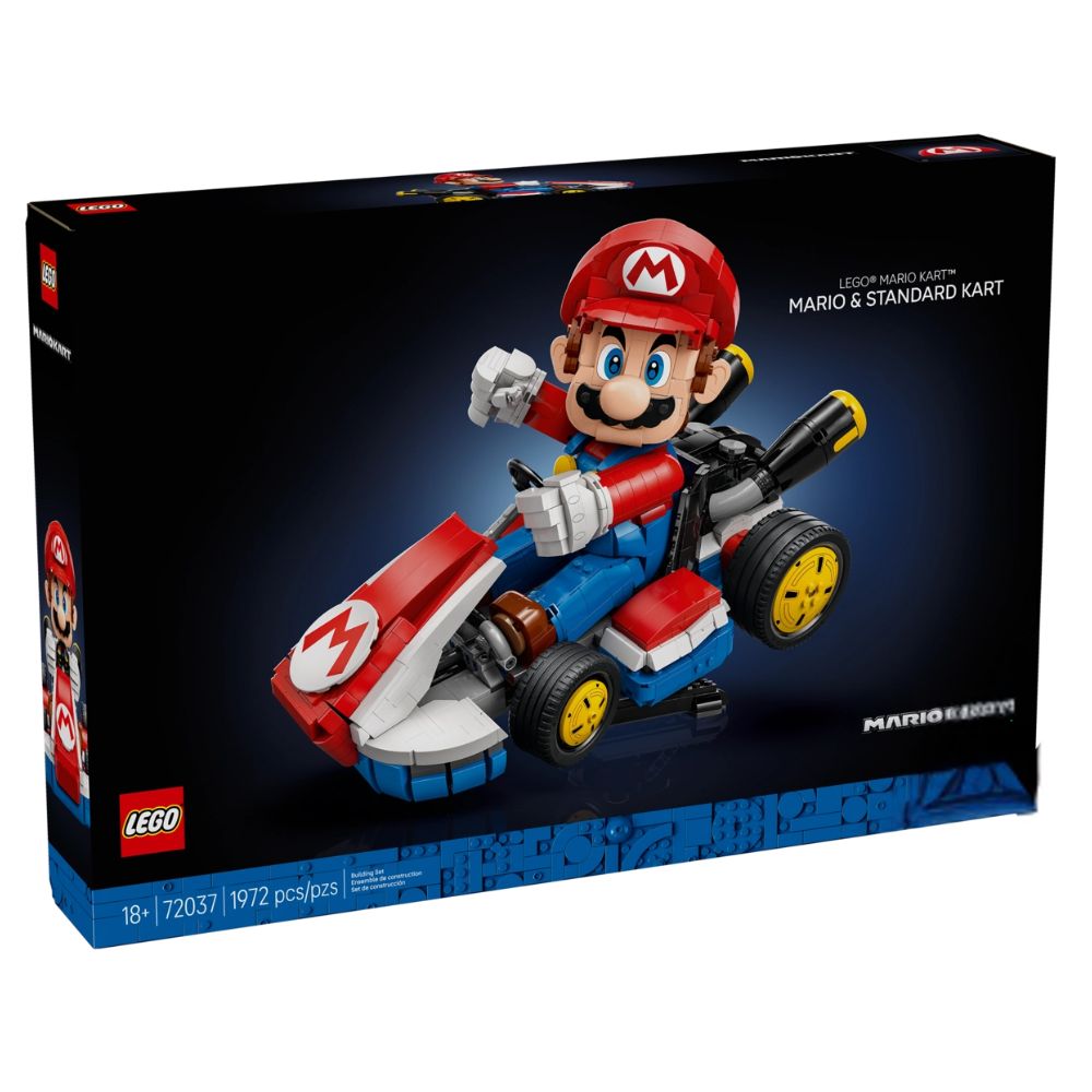 Lego Mario Kart Mario & Standard Kart 1972 Pzs 18+
