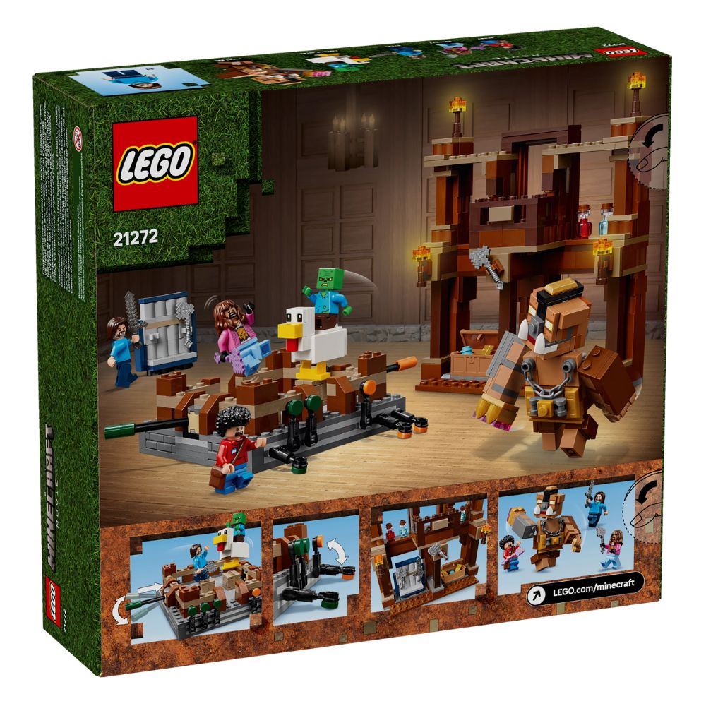 Lego Minecraft Movie Woodland Mansion Fighting Ring 491 Pzs 10+
