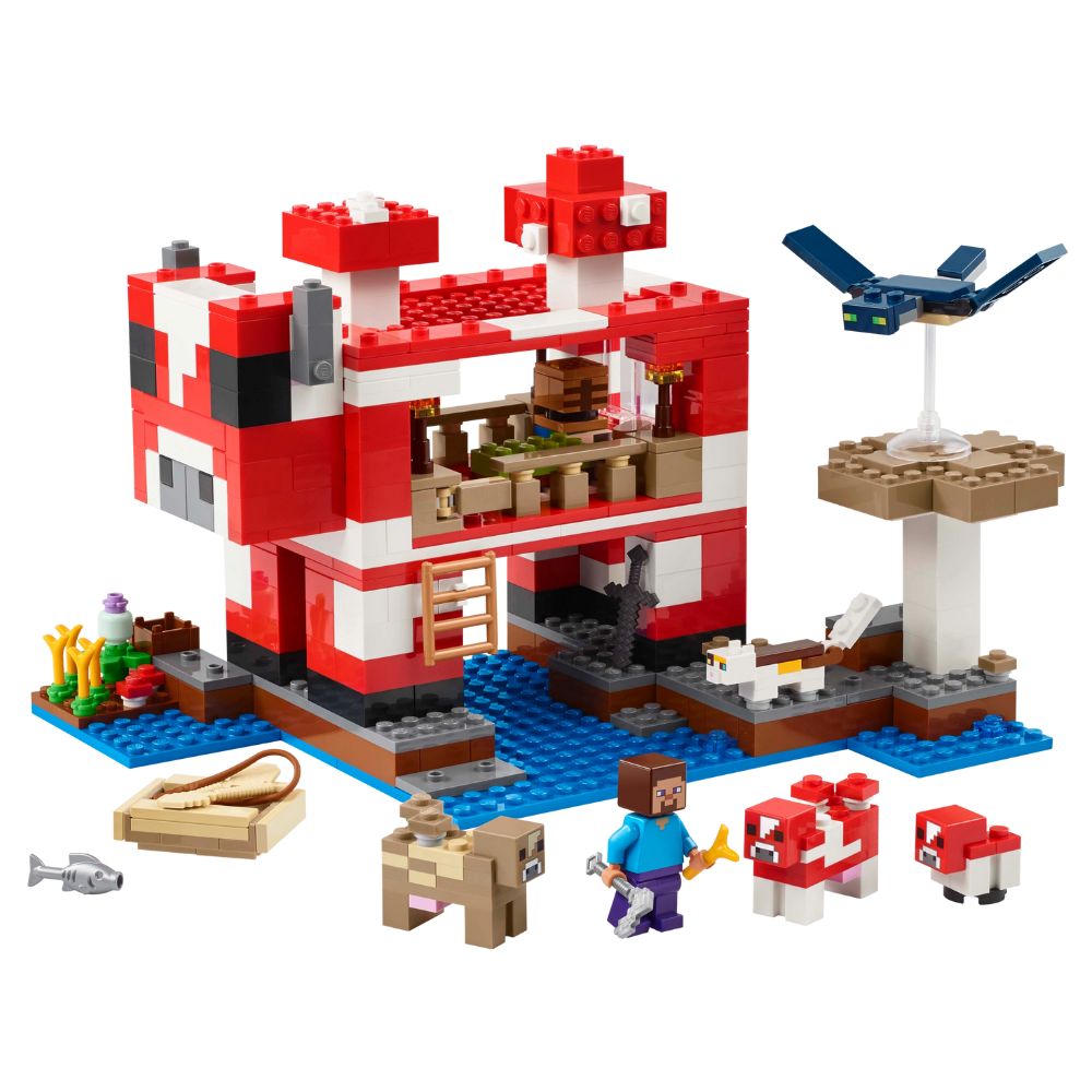 Lego Minecraft The Mooshroom House 500 Pzs 8+