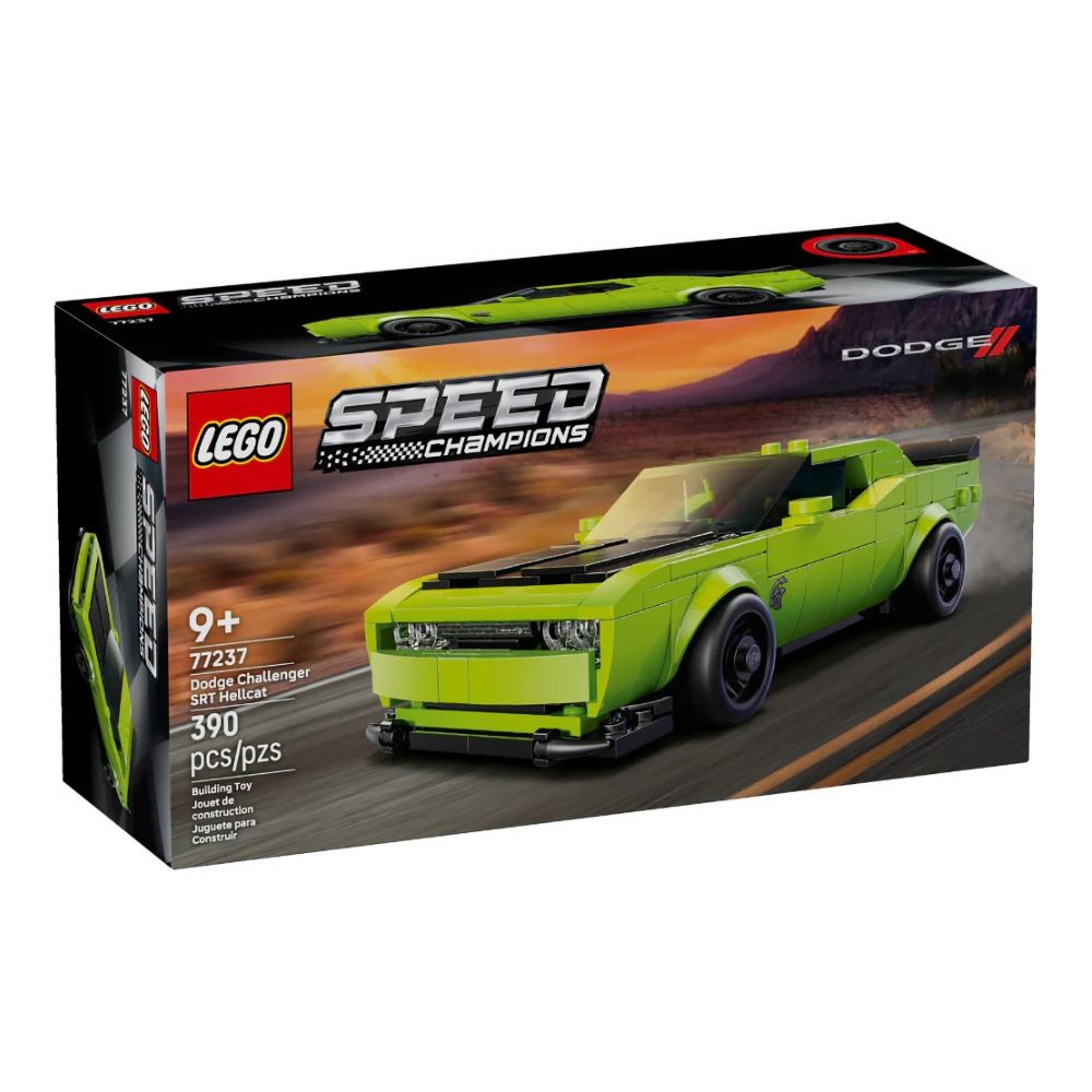 Lego Speed Champions Dodge Challenger SRT Hellcat 390 Pzs 9+