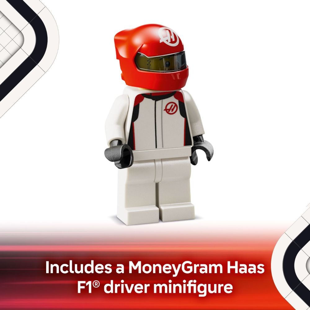 Lego Speed Champions Formula 1 MoneyGram Haas F1 Team VF-24 242 Pzs 10+