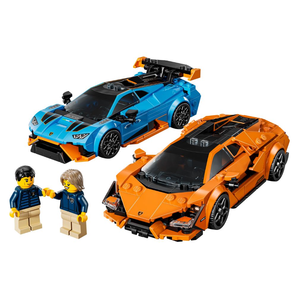 Lego Speed Champions Lamborghini Revuelto & Lamborghini Huracán STO 607 Pzs 10+