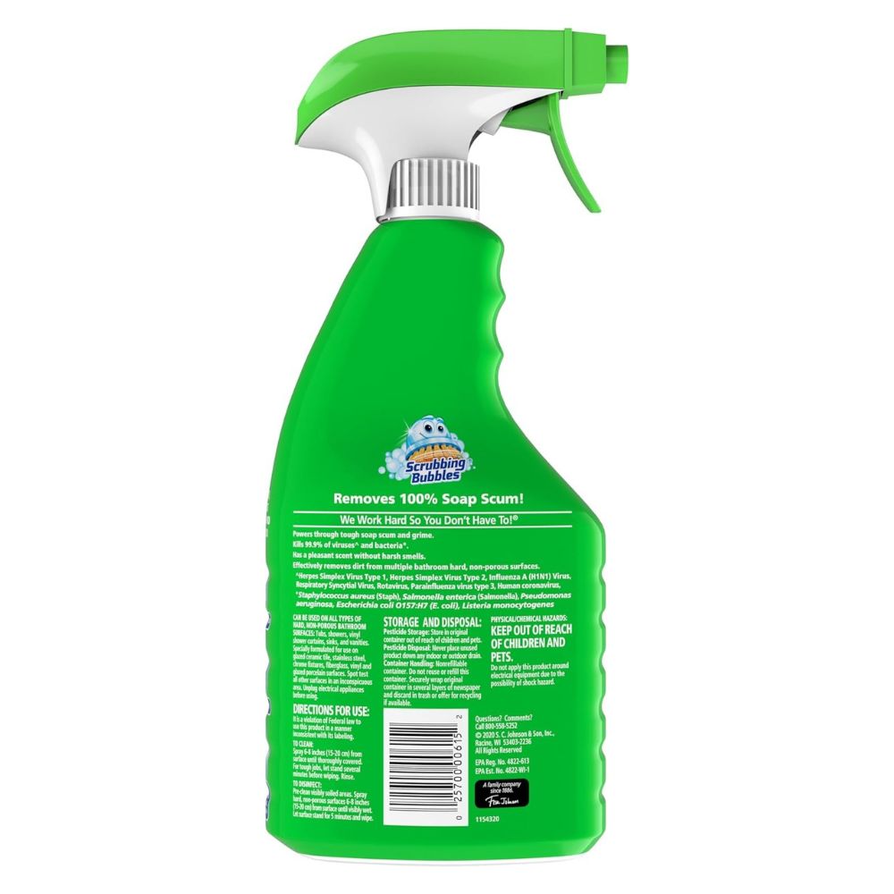 Limpiador de Baños Scrubbing Bubbles Grime Fighter Petal Paradise 946 ml