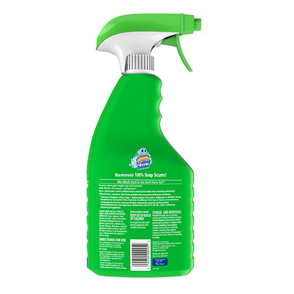 Limpiador de Baños Scrubbing Bubbles Grime Fighter Rainshower 946ml