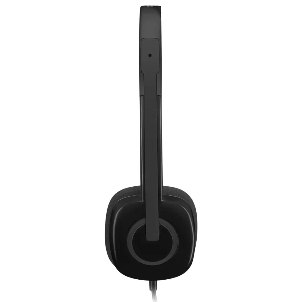 Logitech Audifonos Estereo Con Microfono Para Computadoras H151 Color Negro