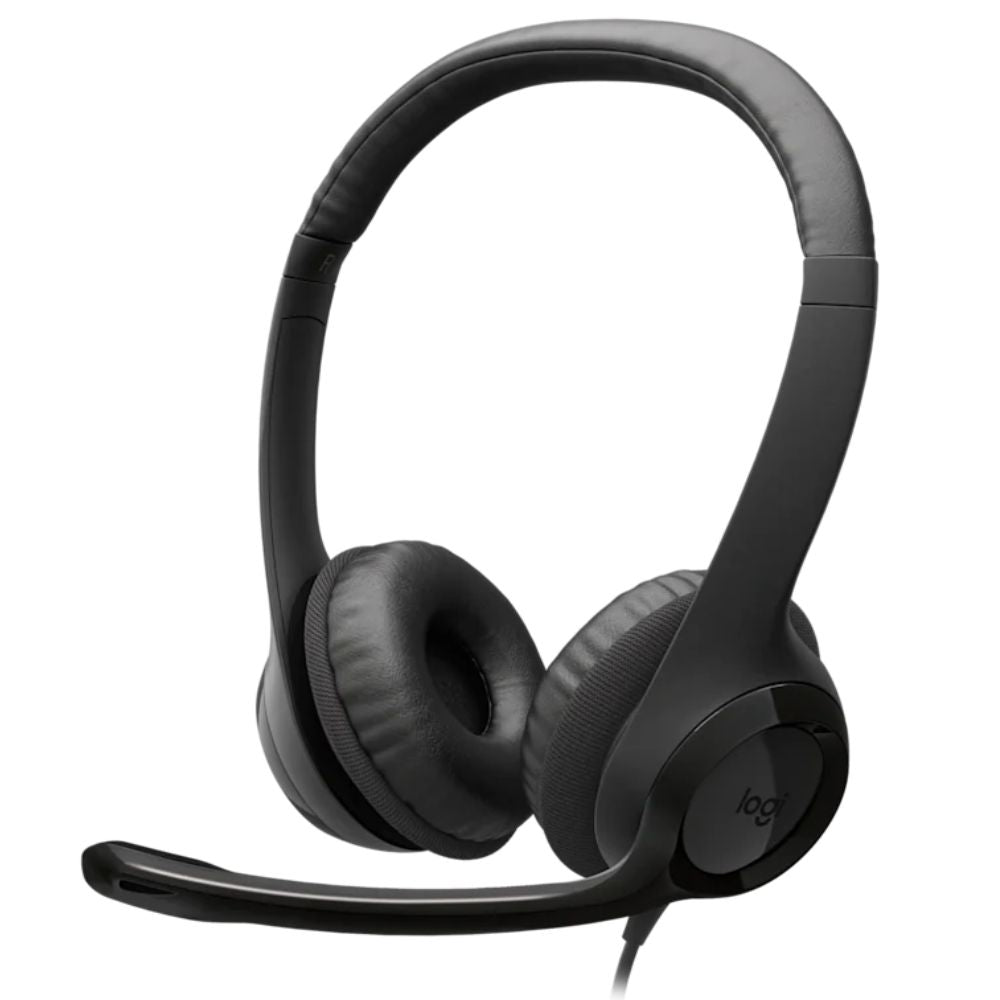 Logitech Audifonos H390 Con USB Para Computadora Negro