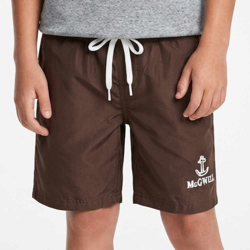 Mania de Ti Short De Baño Para Niños Marrón