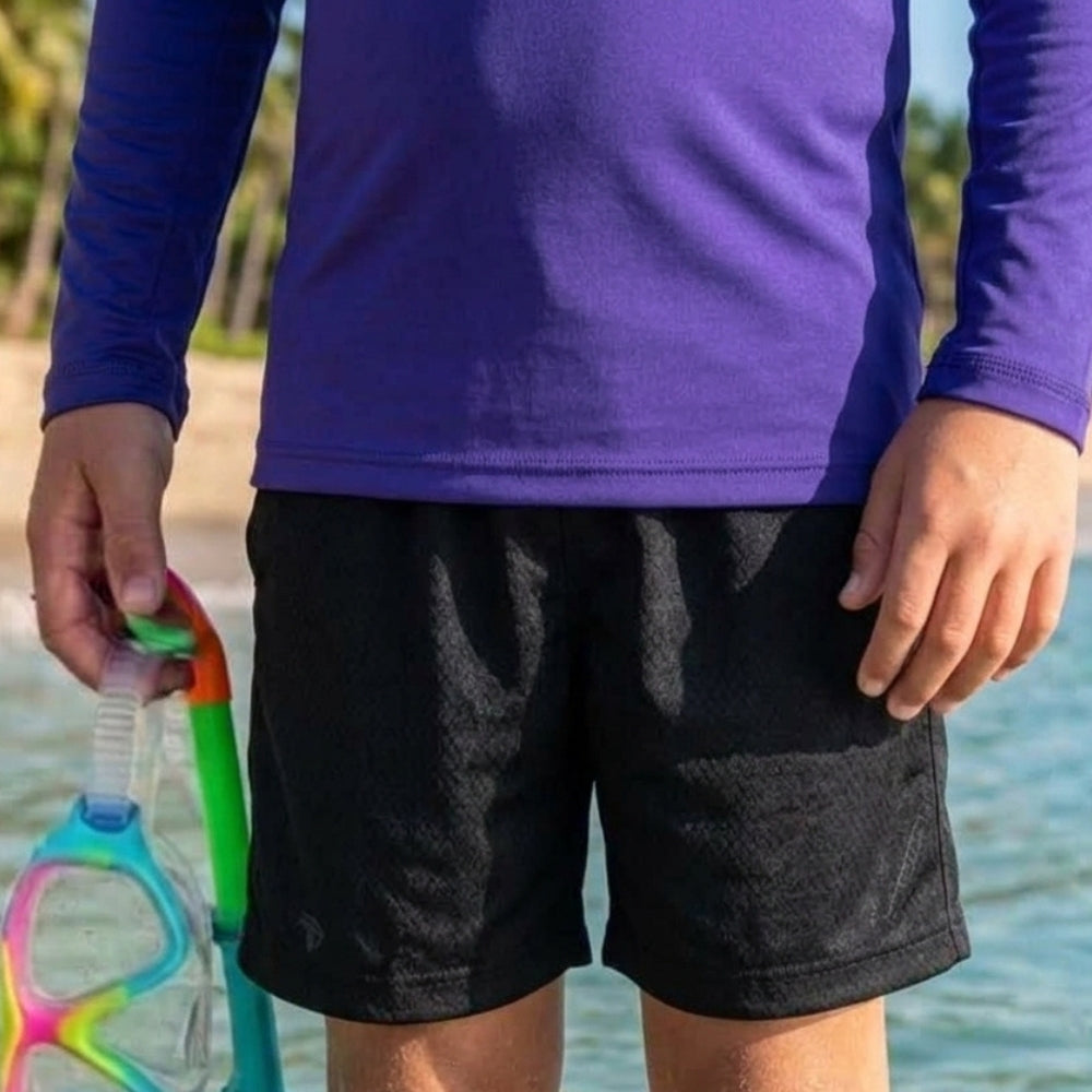 Mania de Ti Short De Baño Para Niños Negro