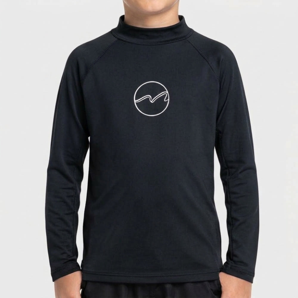 Mania de Ti Sudadera Playera UV50 Para Niños Negro