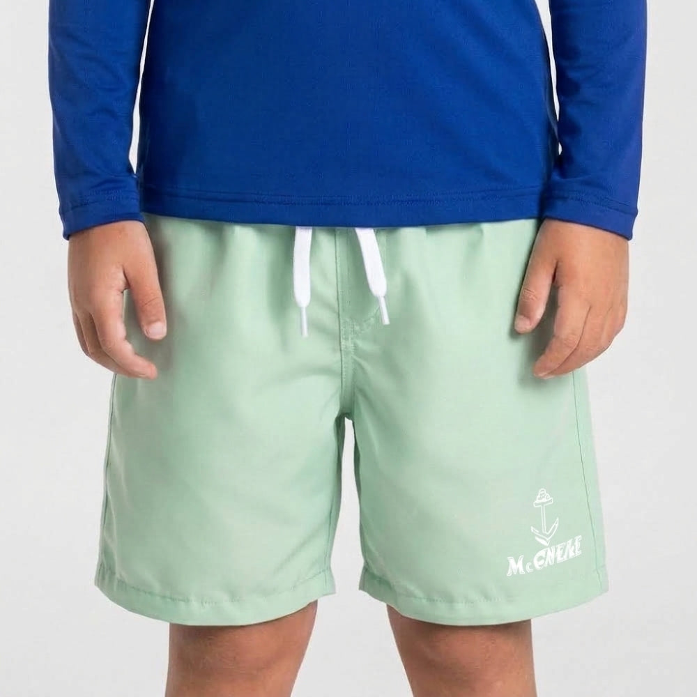Mania de Ti Short De Baño Para Niños Verde Lima