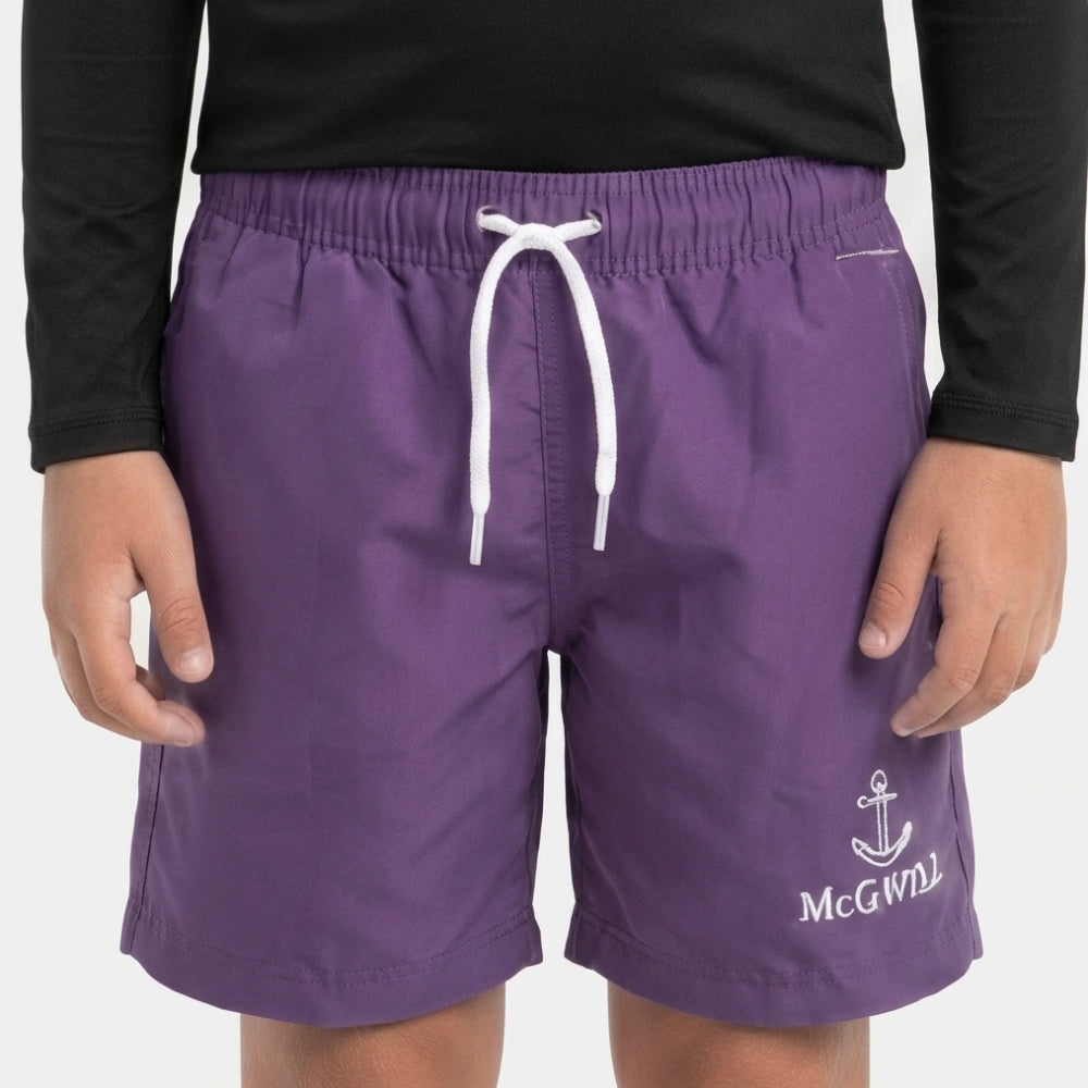 Mania de Ti Short De Baño Para Niños Morado