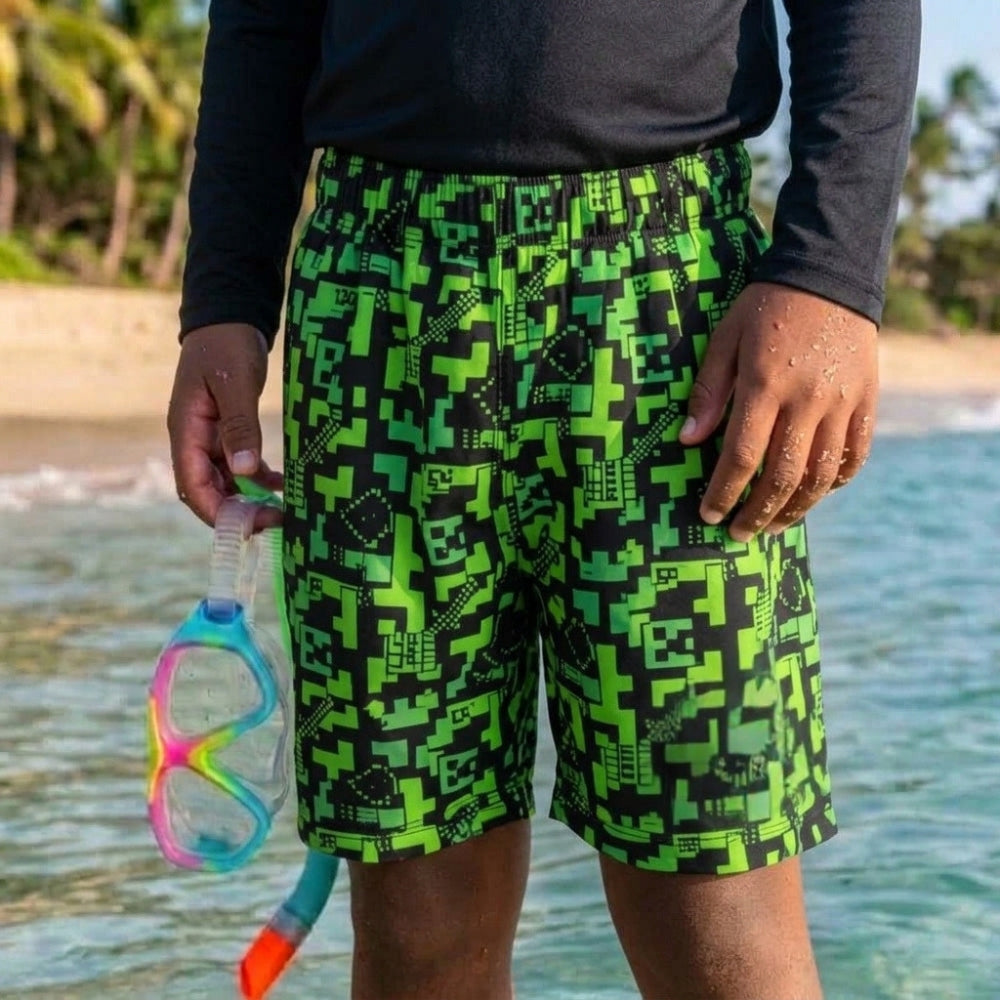 Mania de Ti Short De Baño Para Niños Estampado