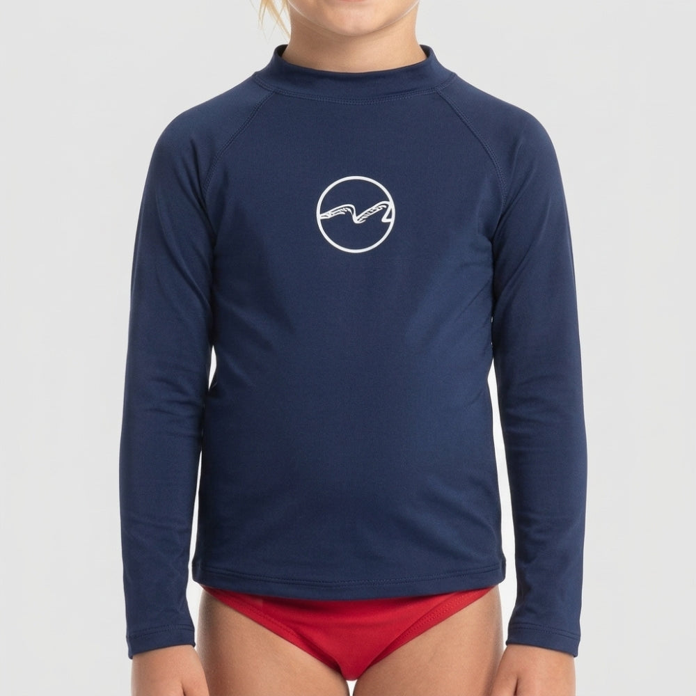 Mania de Ti Sudadera Playera UV50 Para Niñas Azul Marino