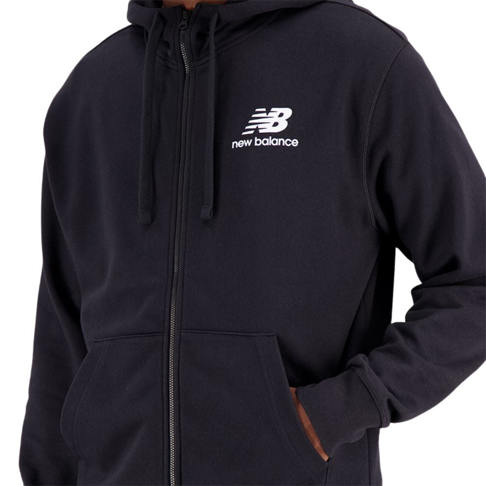 New Balance Chaqueta Essentials Stacked Logo French Terry Para Caballero