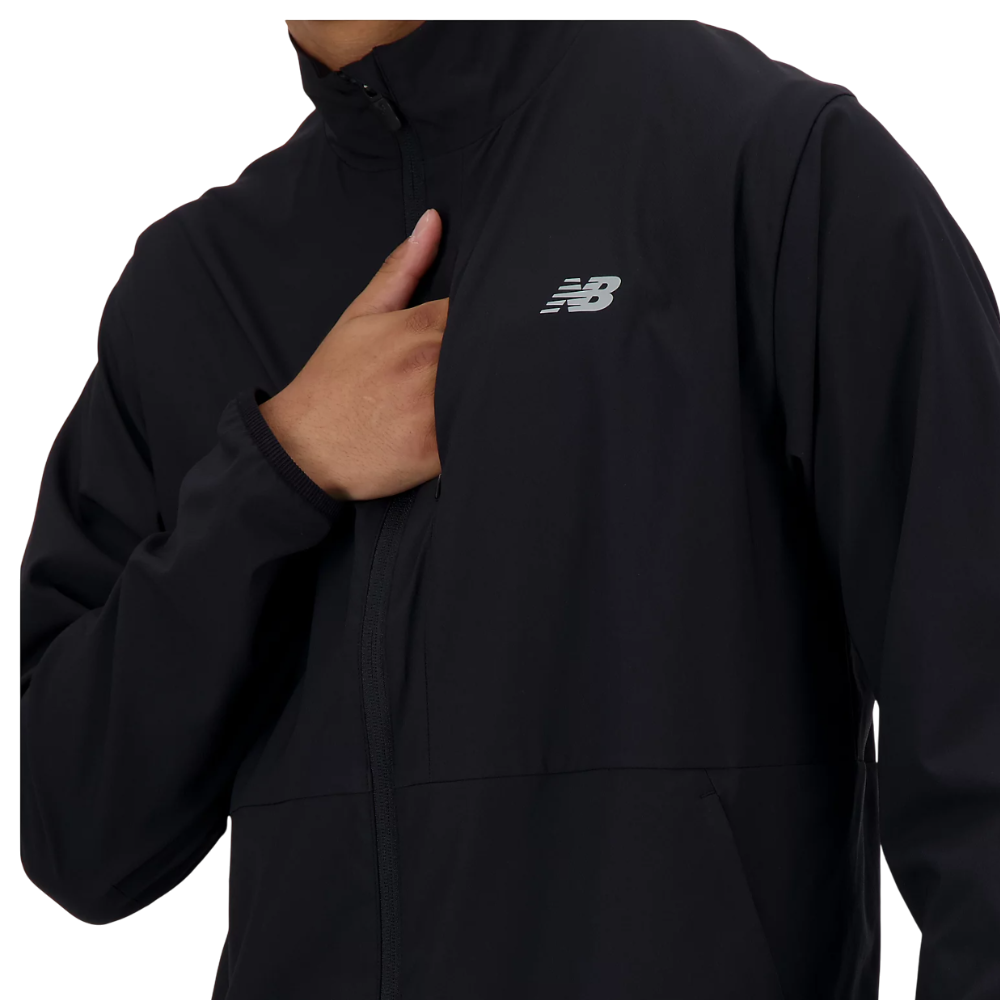 New Balance Stretch Woven Chaqueta Sin Capucha Para Caballero