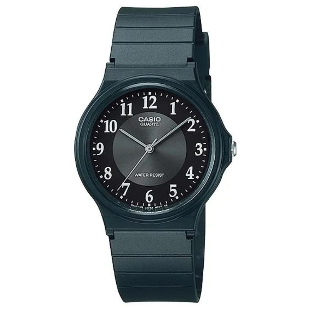 Casio Reloj Casual Correa De Resina Para Caballeros Black