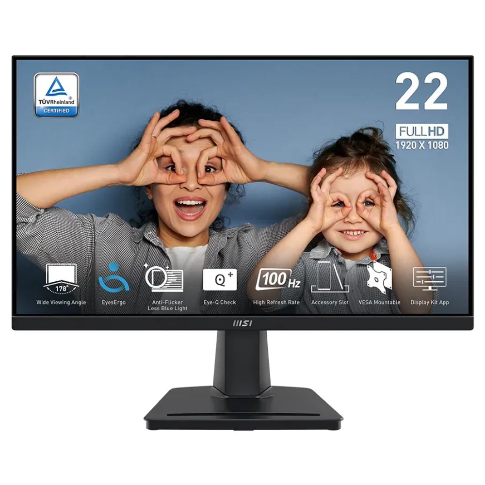 MSI Monitor Pro MP225V 21.5" Negro