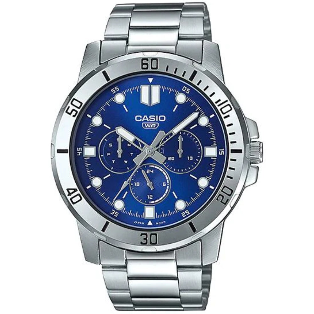 Casio Reloj Casual Correa de Acero Inoxidable Para Caballeros