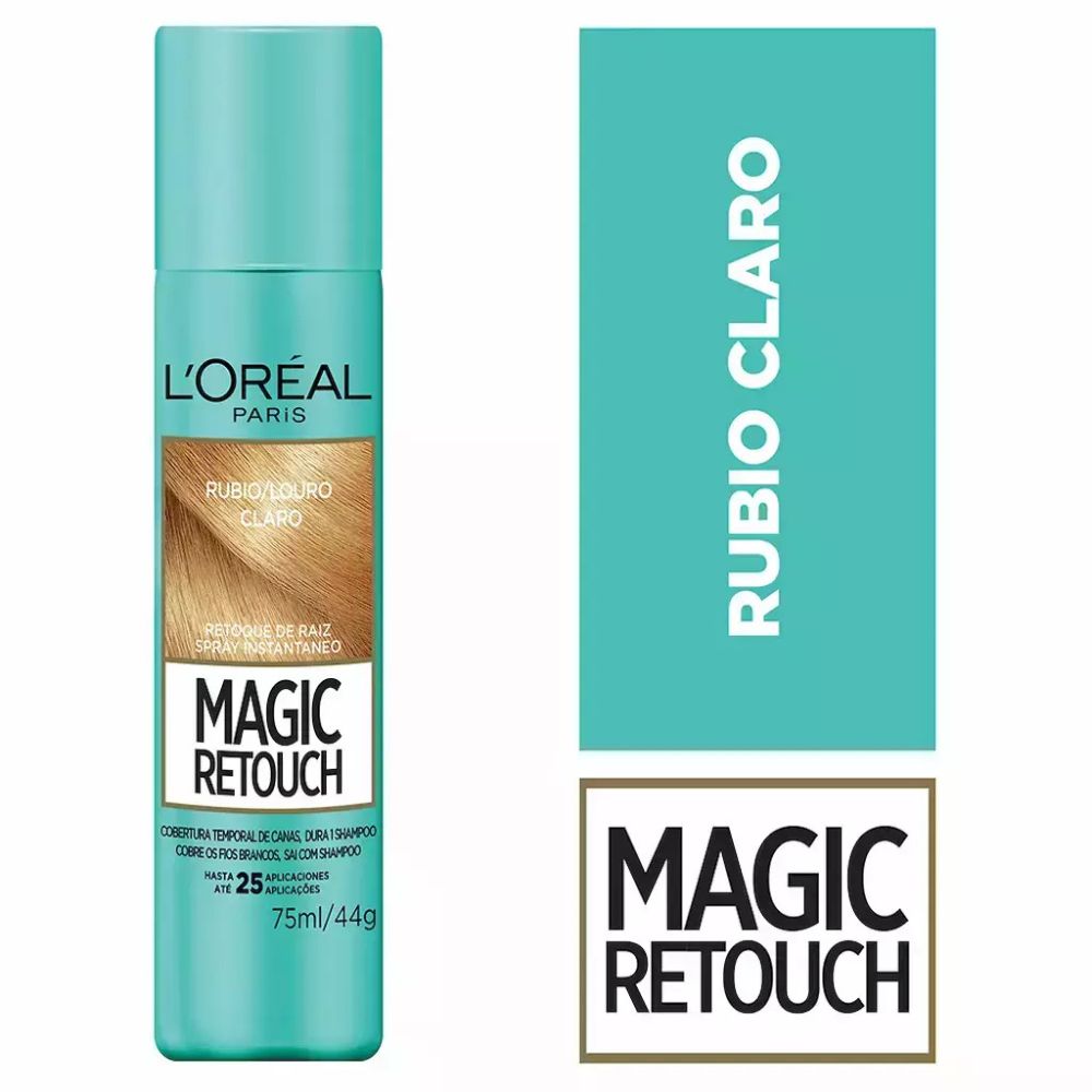 Spray Cubre Canas Loreal Magic Retouch Rubio Claro 75 ml