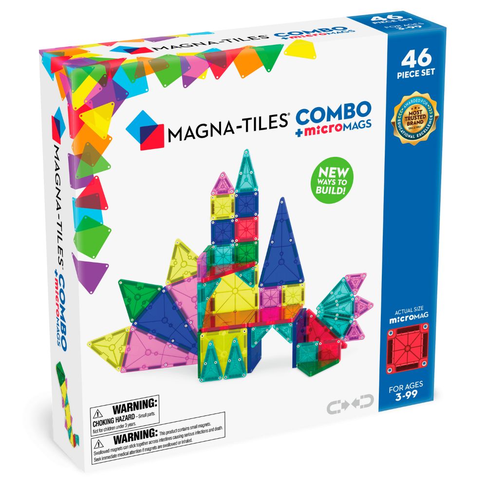 Magna-Tiles Combo+Micromags 46 Pzs Set