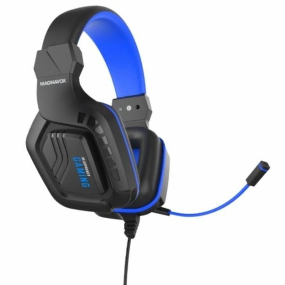 Magnavox Audífonos Gaming Con Micrófono Flexible Blue