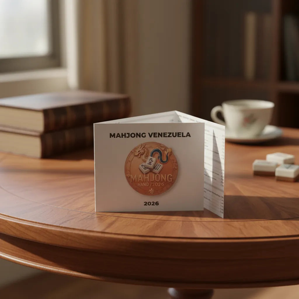 Tarjeta 2026 de Mahjong Americano en Español - Combo de 4
