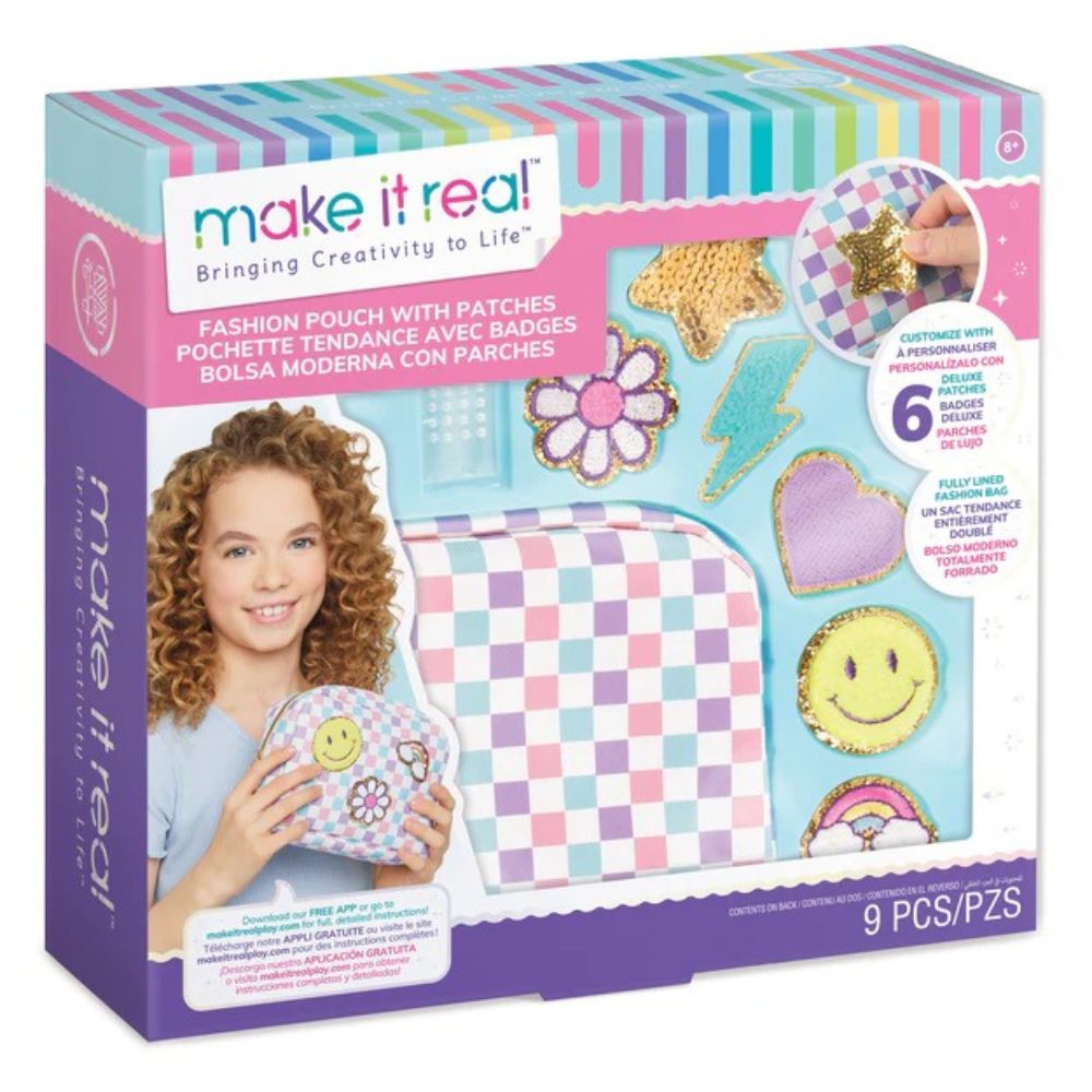 Make It Real Bolsa Moderna Con Parches 8+ 9Pzs