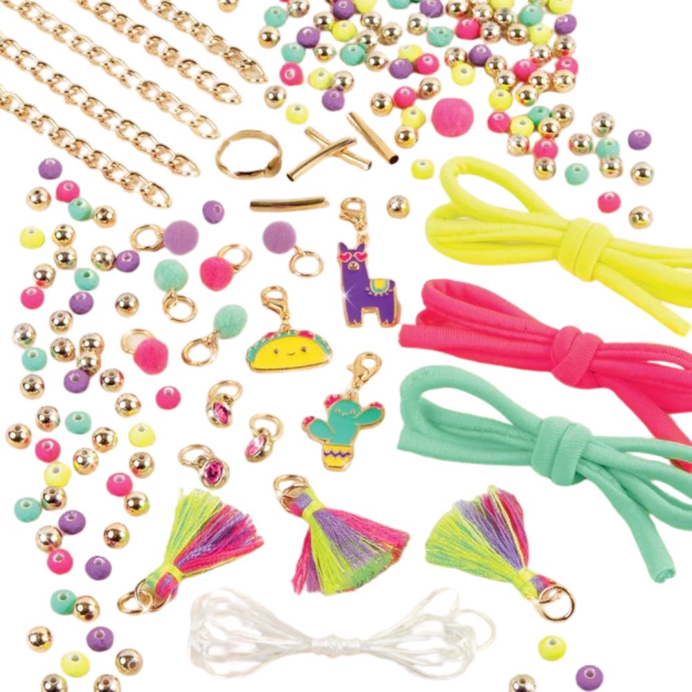 Make It Real Cadenas Y Dijes Fluorescentes 8+ 195Pzs