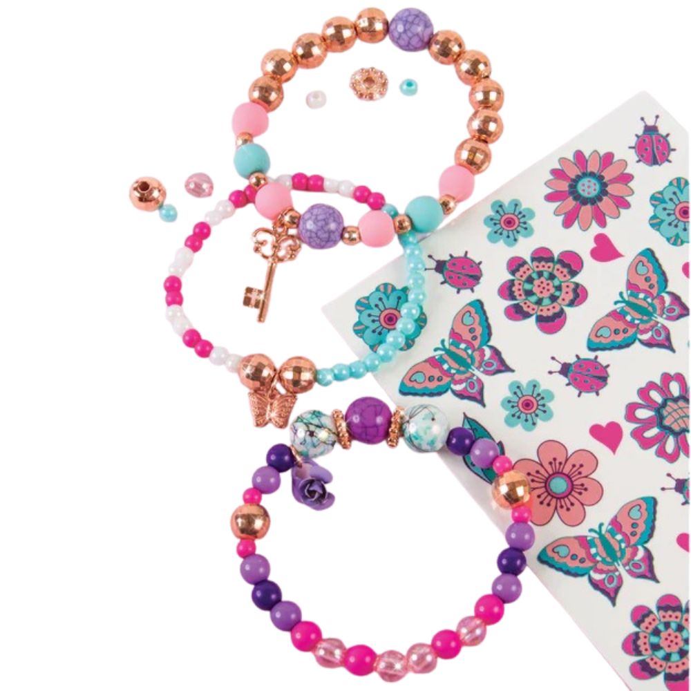 Make It Real Deslumbrantes Pulseras con Dijes 8+ 104Pzs