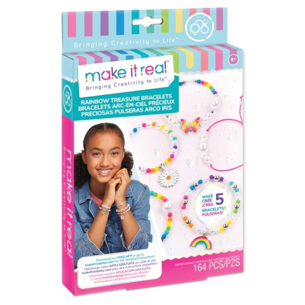 Make It Real Preciosas Pulseras Arco Iris 8+ 164Pzs
