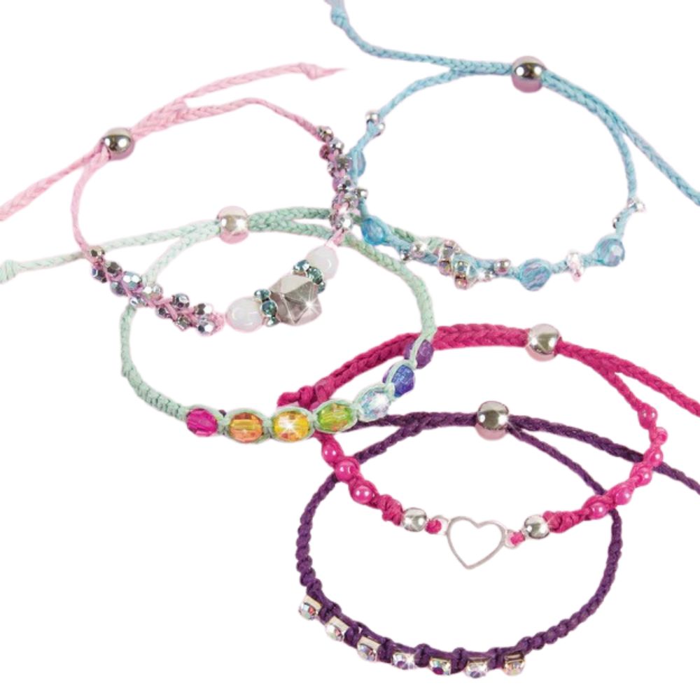 Make It Real Pulseras De Arcoíris Brillantes 8+ 82Pzs