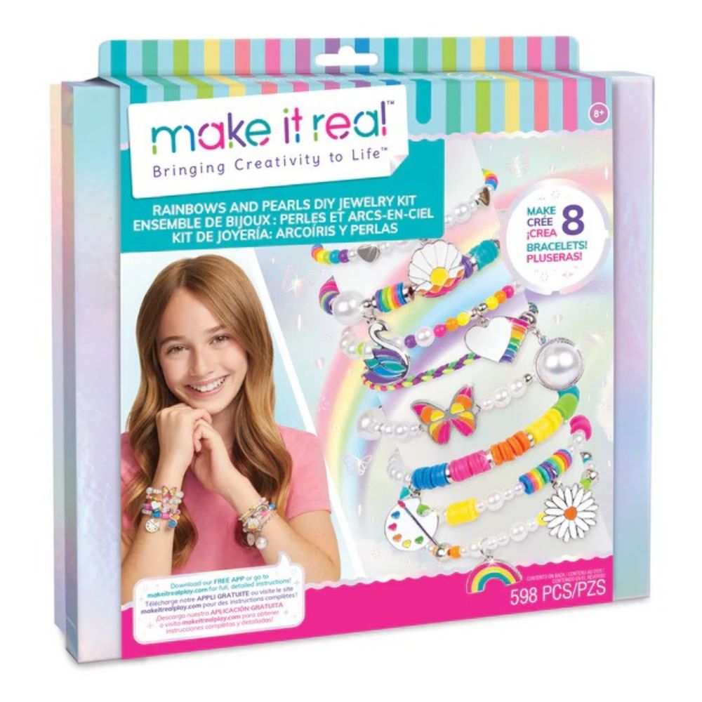 Make It Real Set De Joyeria Arcoiris Y Perlas 8+ 598Pzs