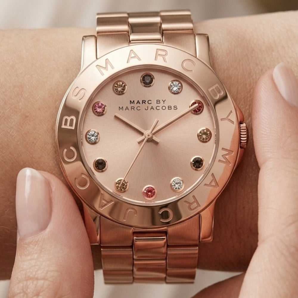 Marc Jacobs Reloj Amy Para Damas Oro Rosa