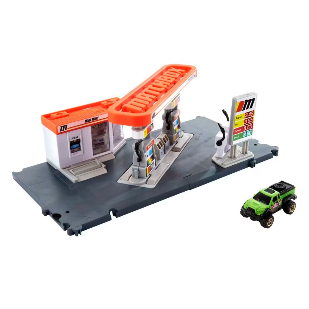 Matchbox Action Drivers Fuel Station 3+
