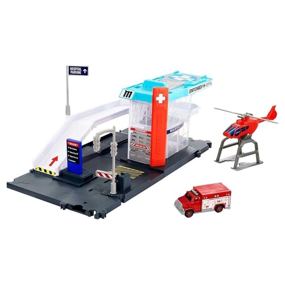 Matchbox Action Drivers Helicopter Rescue 3+