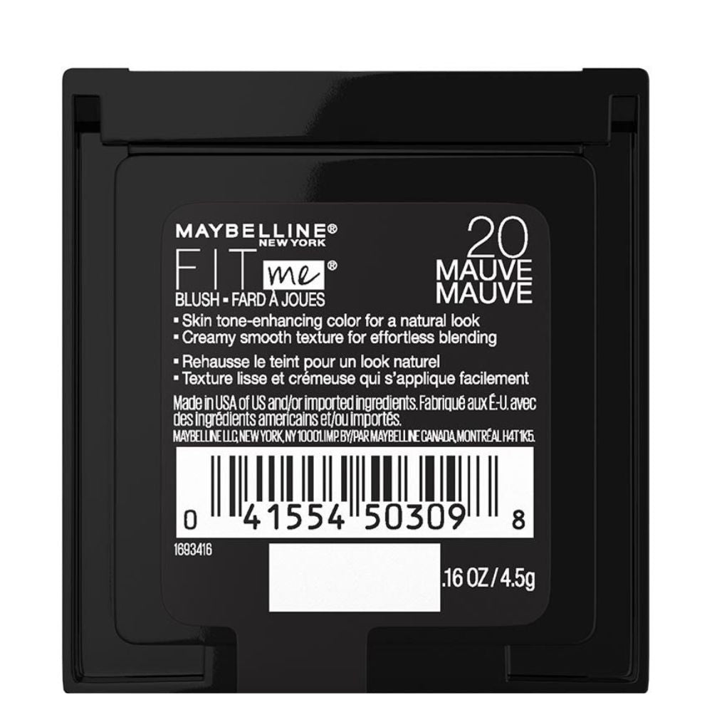 Maybelline Blush Fit Me 20 Reno Mauve 4.5g