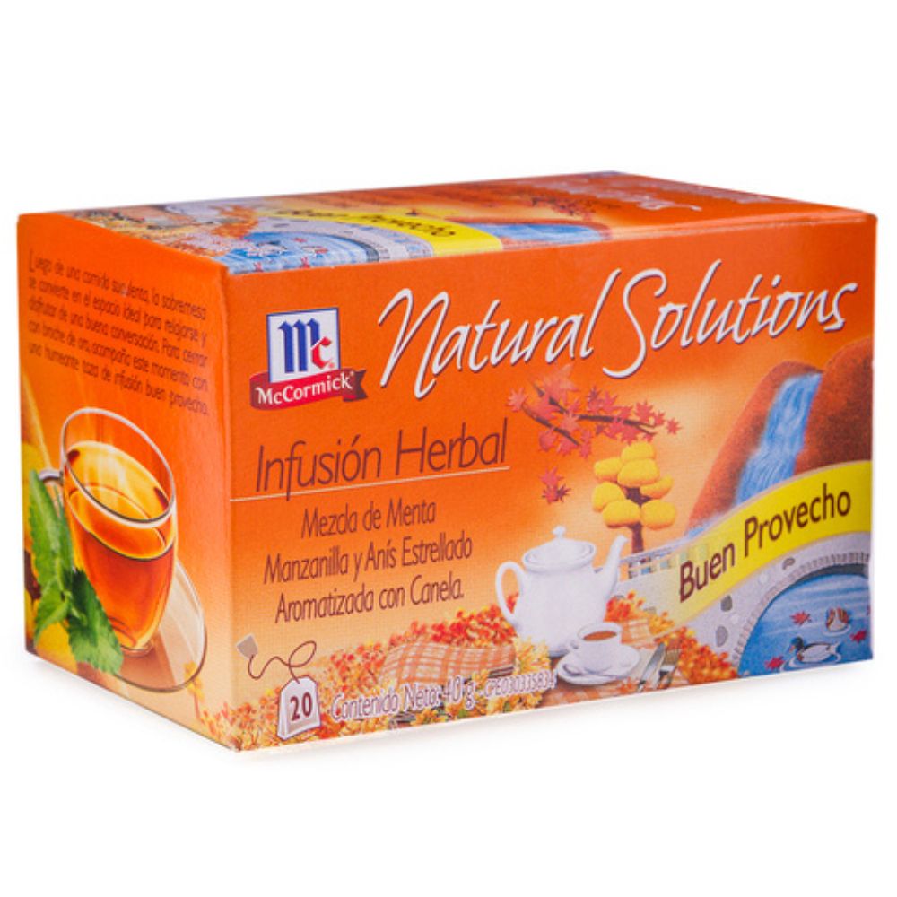 McCormick Infusión De Té Buen Provecho Natural Solutions 20 Und